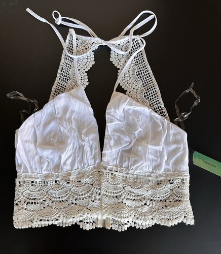 Triple Seven Lace Bralette Top Bra Bustier Camisole Sexy Backless Women’s L - Picture 4 of 12