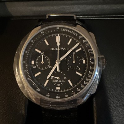 Bulova Lunar Pilot 96A225 Apollo 15 Lunar Pilot Chronograph Quartz Watch 45mm