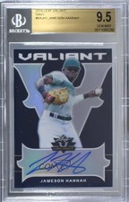 2018 Leaf Valiant Navy 23/25 Jameson Hannah #BA-JH1 BGS 9.5 GEM MINT Auto 1b8