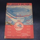 1948 New York Yankees Official Program And Score Card Indians ZJ20688