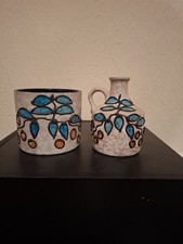 Roth Keramik Fat Lave  Vase And Planter