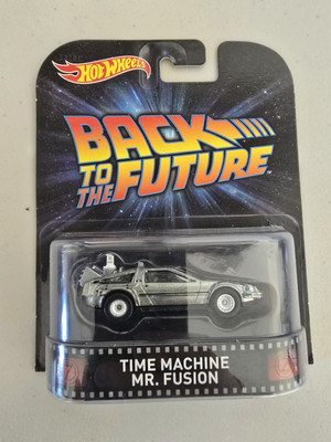2014 Hot Wheels Retro Back To The Future Time Machine Mr Fusion 1/64