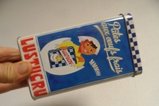 Ancienne Boite metal vide LUSTUCRU  vintage Antiquité Publicitaire super état