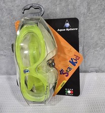 Aqua Sphere Seal Kid Youth Goggles Neon Green Trimmed Lens