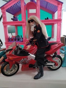 Barbie Moto Dibon Colombie - Vintage - Jouet De Collection Mattel