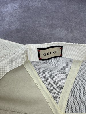 Gucci Embossed Mesh Gg Cream Cap Hat Medium Gucci Embossed Mesh Gg Cream Cap Hat Medium | eBay main image 4