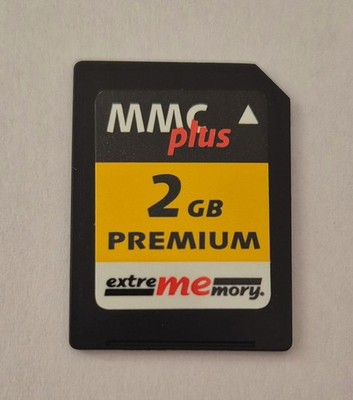 2 GB MMC Premium plus extrememory 2GB Speicherkarte Kamera MP3 PDAs  *** NEU ***