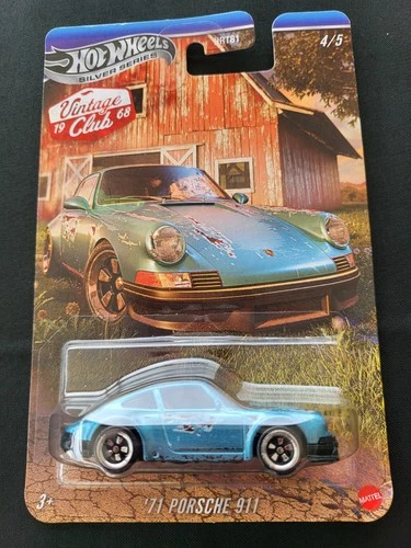 2026 Hot Wheels Silver Series Vintage Club 1968 4/5 '71 PORSCHE 911 Near Mint