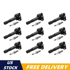 6x Ignition Coil & Spark Plug Kits for Honda Accord Odyssey Acura RDX