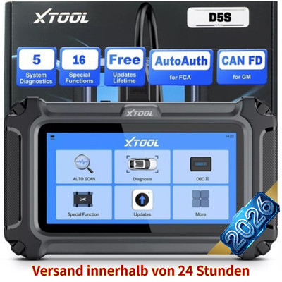 XTOOL D5S KFZ OBD2 Diagnosegerät Software Profi Auto Scanner Kostenlose Upgrades