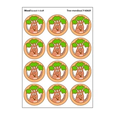Vintage Trend Scratch and Sniff Reward Stickers Tree-Mendous! 1980s