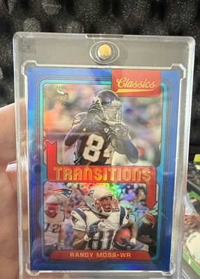 2021 Panini Classics - Transitions Randy Moss #T-22 Blue /5