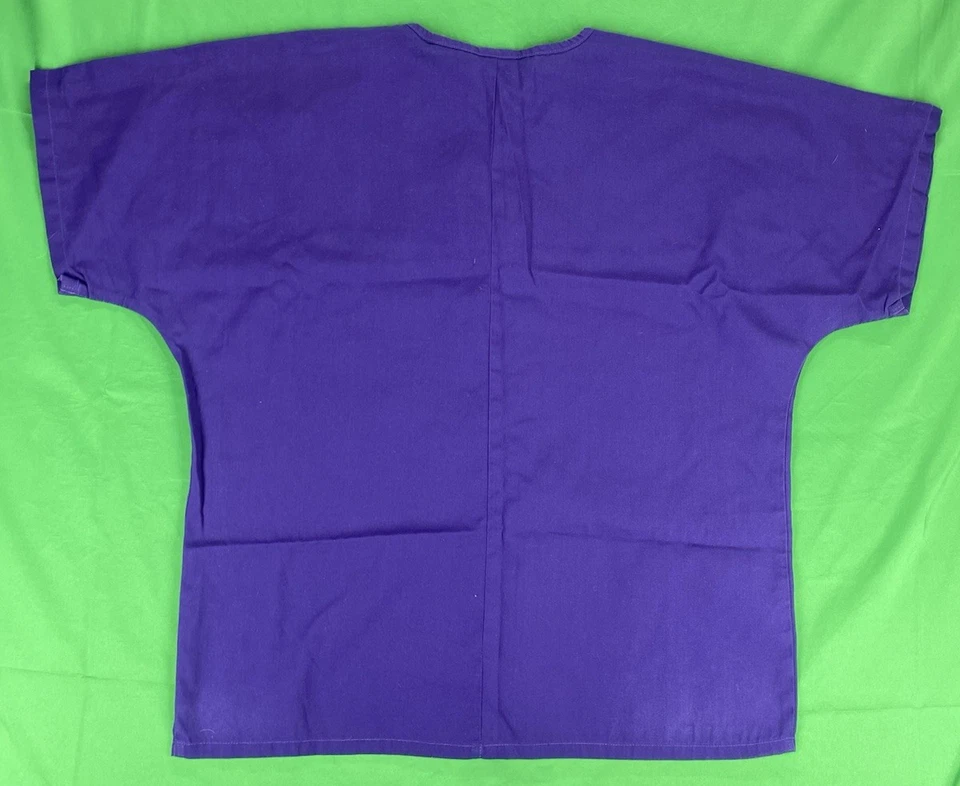 Medium Purple Simply Basic Scrub Shirt - Image 3 of 4