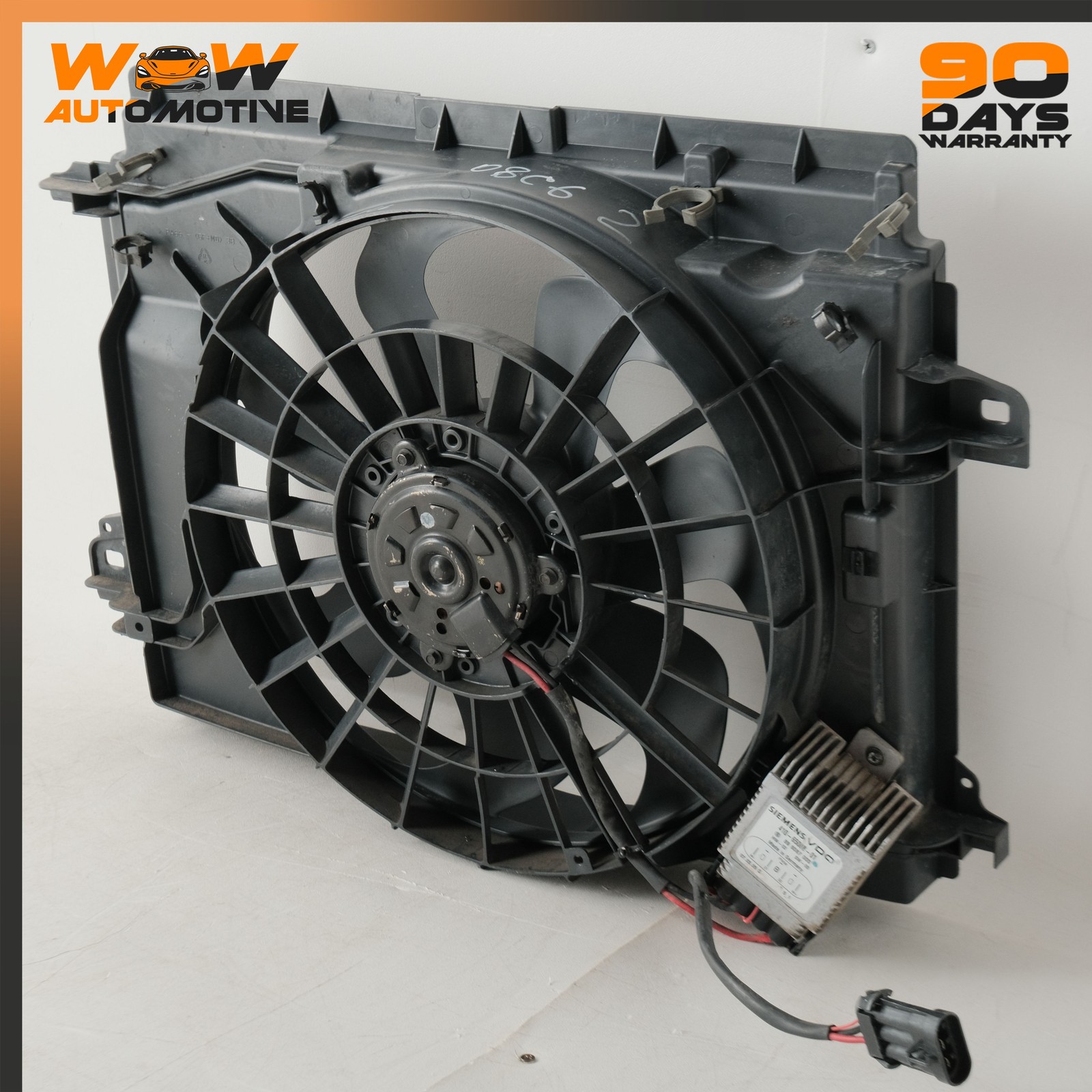 05-13 CHEVROLET CORVETTE C6 XLR ENGINE MOTOR COOLING FAN SHROUD ASSEMBLY OEM