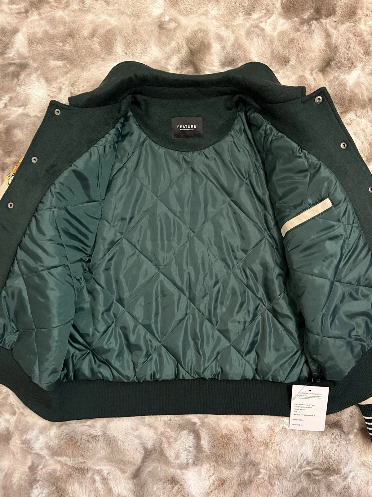FEATURE Shosuke Varsity Jacket Las Vegas Casino Playing Cards One of One NWT image 11