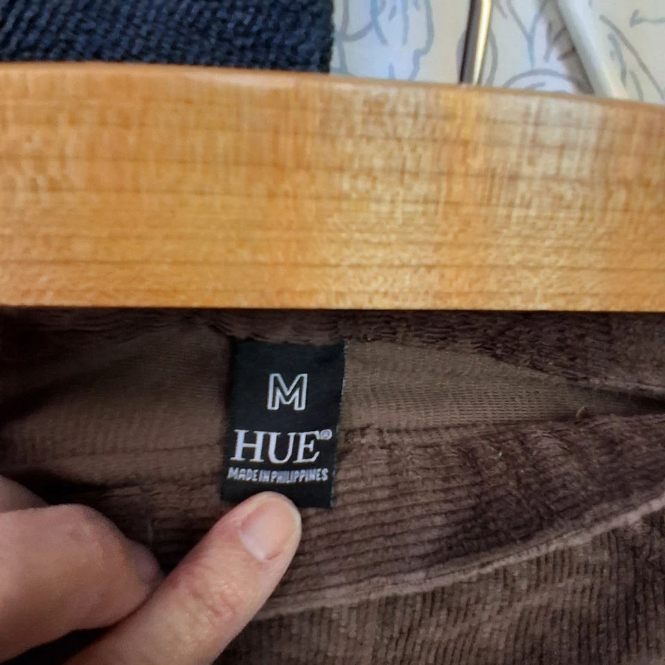 PANTALONES/LEGGING DE PANA MARRÓN CLARO MEDIO TUE MUJER Foto 3 de 4