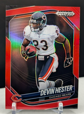 Devin Hester #/299 Red Prizm 2025 Panini Prizm Black #21 Chicago