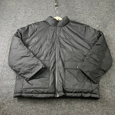 GAP Recycled PrimaLoft Puffer Jacket Men's Size L True Black