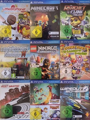 PS Vita Auswahl LEGO Ratchet Clank Rayman Minecraft Looney Tunes Wipeout FIFA