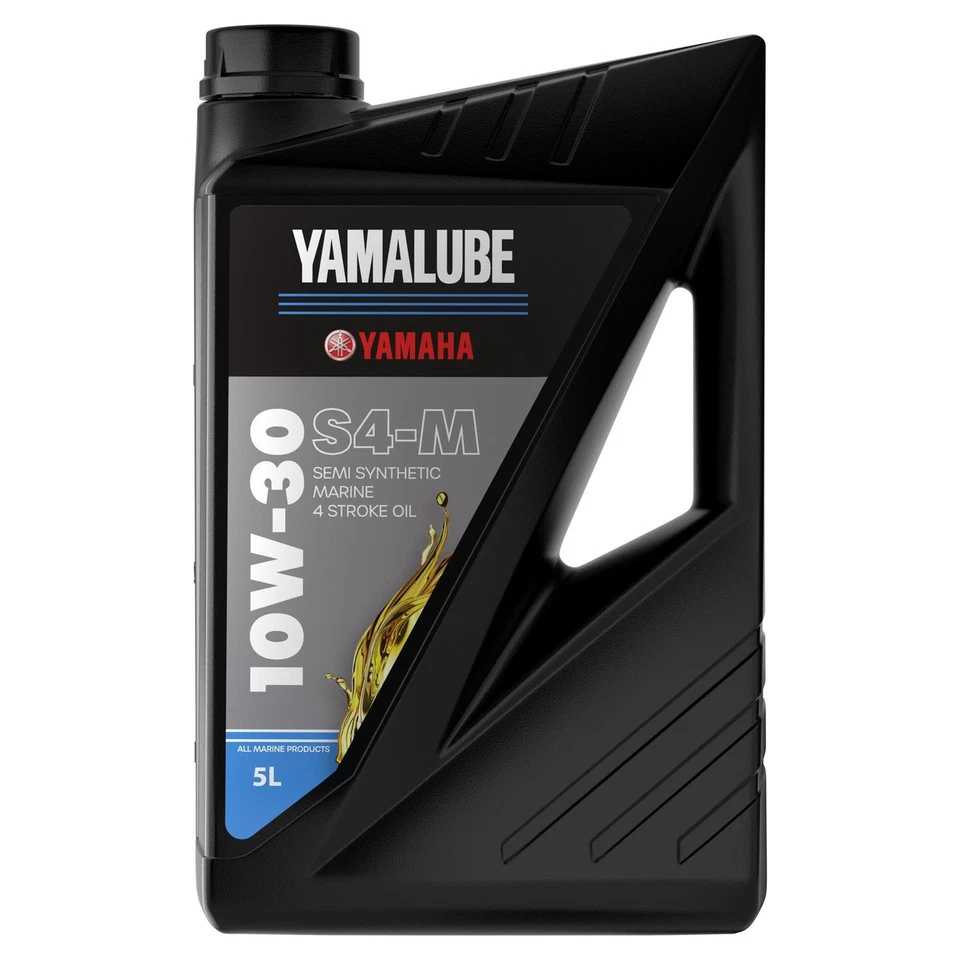Yamalube - Huile moteur synthétique 4 temps - 10W30 - 5 Litres - Yamaha Marine - Photo 1/4