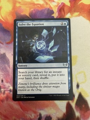 MTG | Solve the Equation - Strixhaven: School of Mages (STX) | NM