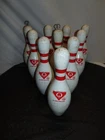 10 AMFLITE II USBC Approved Bowling Pins QUBICA AMF Plastic Coated Made In USA