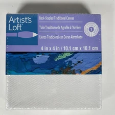 Artist's Loft - 4 In. x 4 In. Back-Stapled Canvas