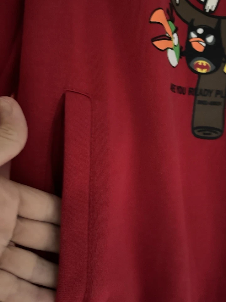 Sudadera con Capucha Angry Bird Niños Talla XXL Rojo Gráfico Pullover Sudadera con Capucha Foto 3 de 4