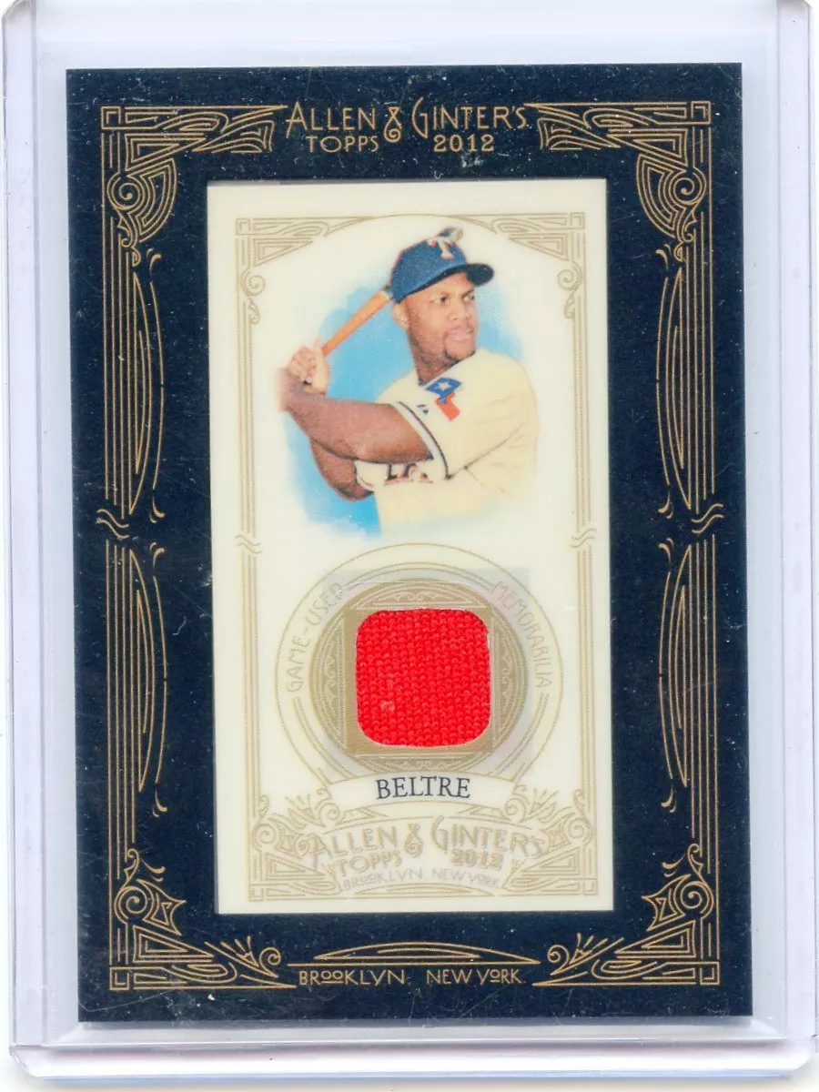2012 ALLEN GINTER AGR ABE ADRIAN BELTRE JERSEY JSY TEXAS RANGERS