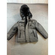 Urban republic boys jacket with hoodie slightly used size small 4 Gray Camo