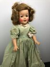 12” Vintage Ideal Shirley Temple Doll Vinyl 1960 Redressed In Vintage Dress #Co