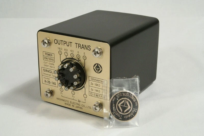 Hashimoto H-20-14U (Sansui) Out Trans. 20W Individual 10/14Kohms para 6V6,42,6F6 etc. Foto 2 de 4