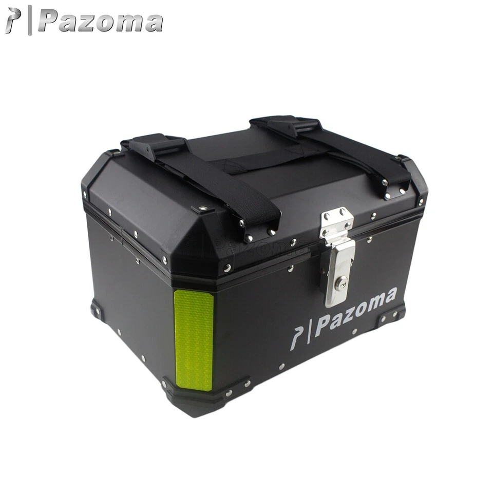 Maleta trasera maletero motocicleta 45L Cruiser equipaje superior para Harley Touring Honda Foto 2 de 4