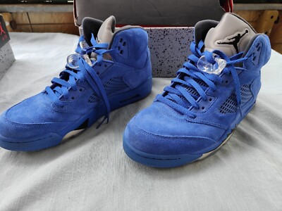 Jordan 5 Suede Blue Blau UK 9 EU 44