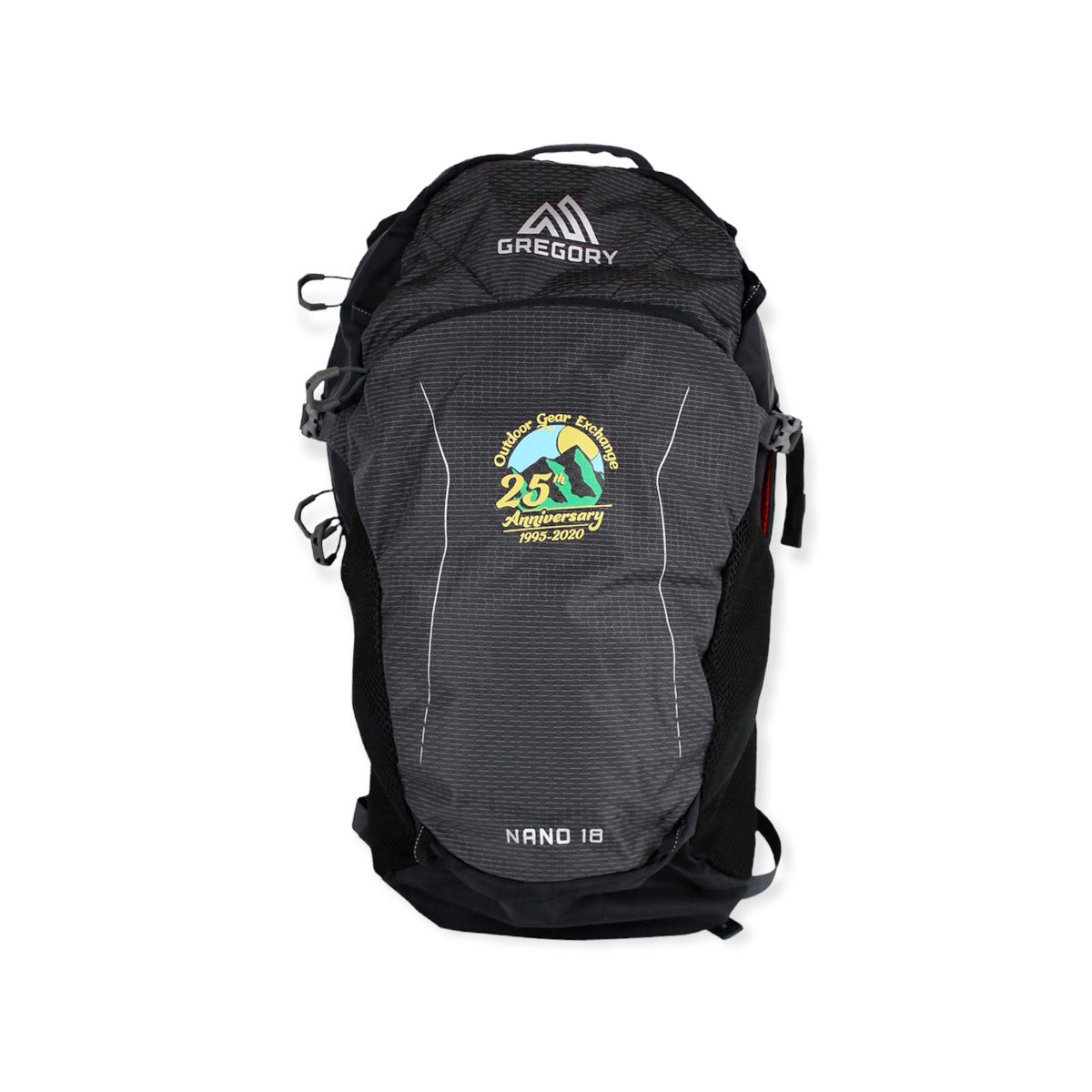 gregory backpacks 2020 Pack Nano 20 l trekking backpack-Optic Black Sized to carry gear for a full day out LIMITED EDITION GREGORY X BEAMS
