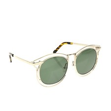 Karen Walker Simone 54mm Retro Gold Oversized Sunglasses R3032