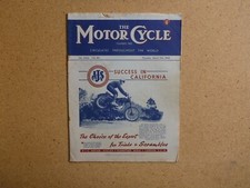 1948 THE MOTOR CYCLE MAGAZINE MARCH 11th AJS SUCCESS IN CALIFORNIA