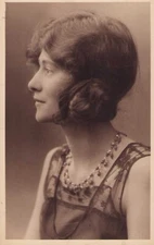 Vintage Postcard Women Hairstyles Dresses Fashion RPPC 1909 Unposted GC