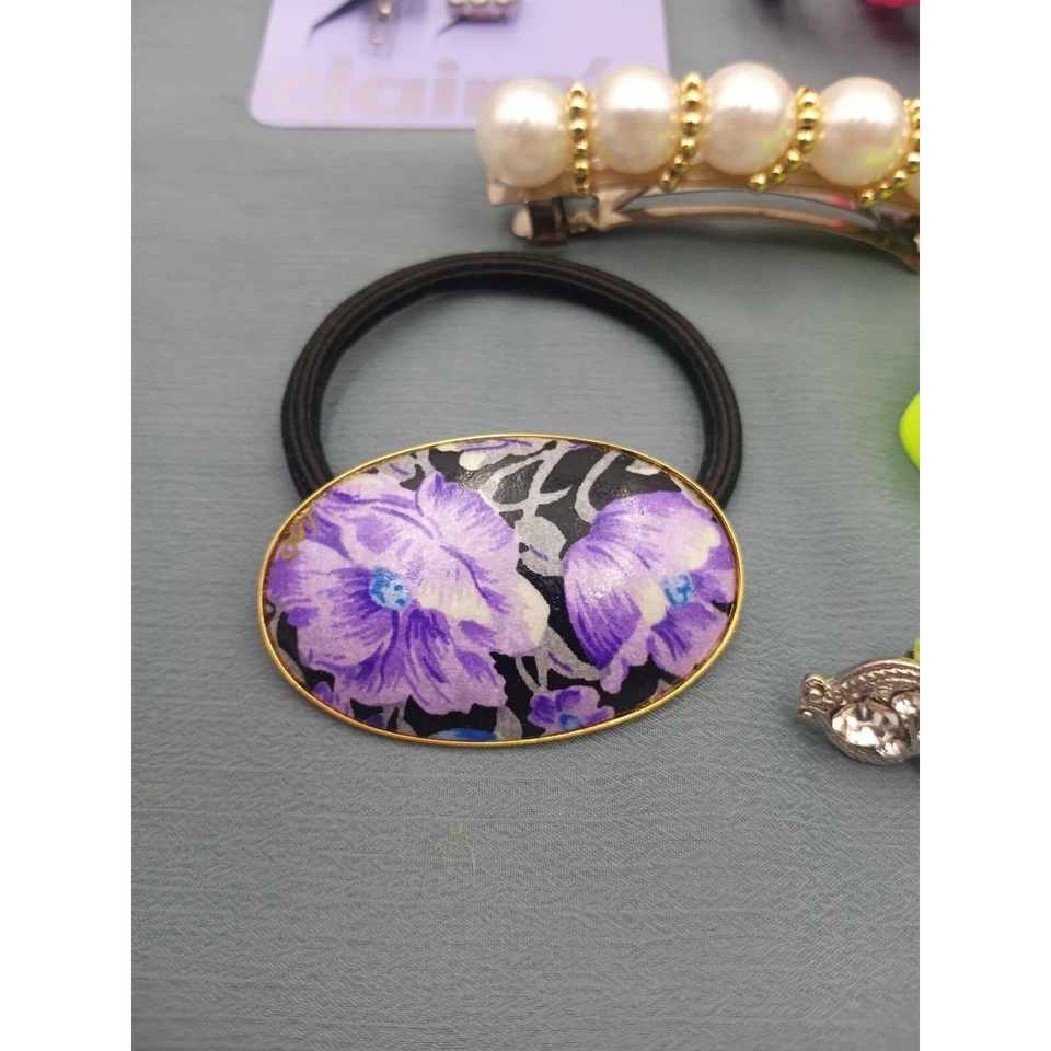 Винтажные много волос аксессуары эластичные галстуки хвост зажимы заколки Claire's - Изображение 2 из 4