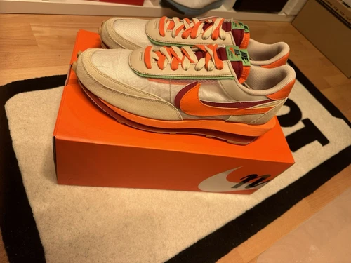 Nike LD Waffle Sacai Clot Kiss of Death Net Orange Blaze US14 48,5 DS
