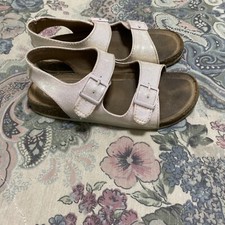 Cat  Jack Toddler Girls Reagan Footbed Sandals Blush Glitter Toddler Size 12