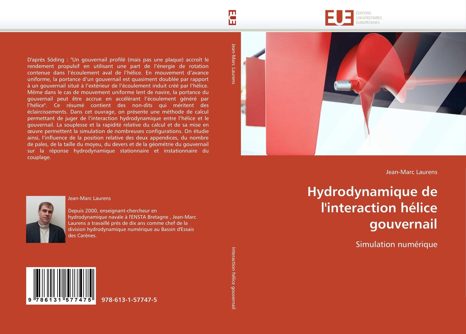 Hydrodynamique De L'interaction Hélice Gouvernail | Simulation