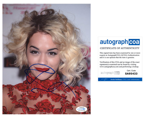 Rita Ora Signed Autographed 'Follow Me' 8x10 Photo ACOA Authenticated A