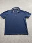 Under Armour Polo Shirt Adult Large Blue Gray Golfer Golf Rugby Mens 340