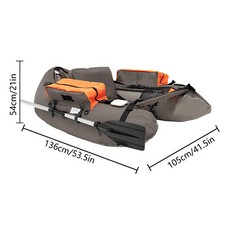 Outdoor Fishing Boat Inflatable Boat Raft wit...