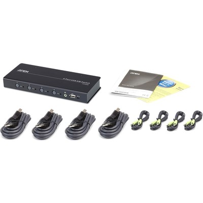 Aten CS724KM 4Port USB Boundless KVM Switch