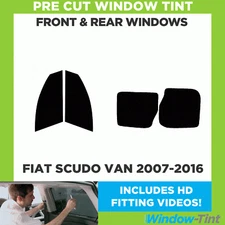 For Fiat Scudo Van 2007-16 Full Pre Cut Window Tint Kit Front & Rear Car Film