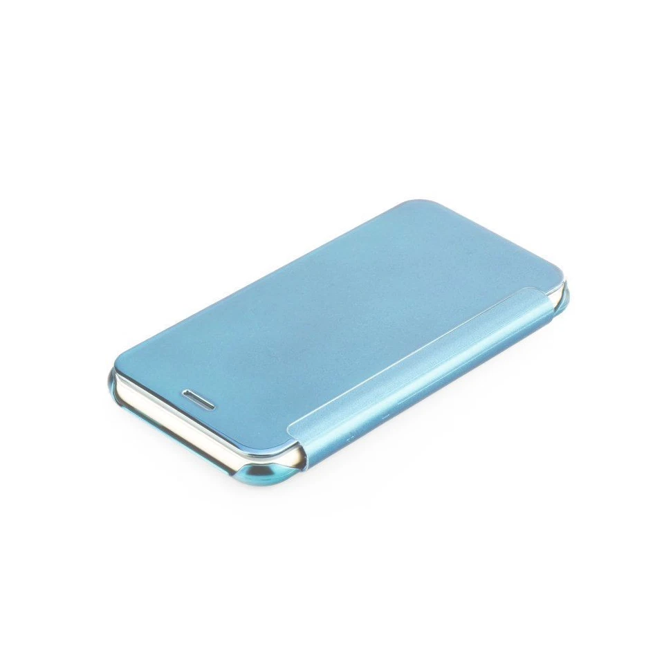 Für Samsung Galaxy S7 Edge Transparent Tasche Buch Hülle CLEAR VIEW Hell Blau - Bild 2 von 3