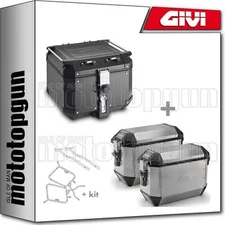 GIVI CASE OUTBACK OBKN42B + SIDE CASE ALASKA ALA36A KAWASAKI VERSYS 650 2007 07
