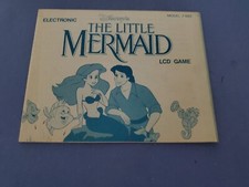 Instructions For 1991 Tiger Electronics  Little Mermaid  LCD Game